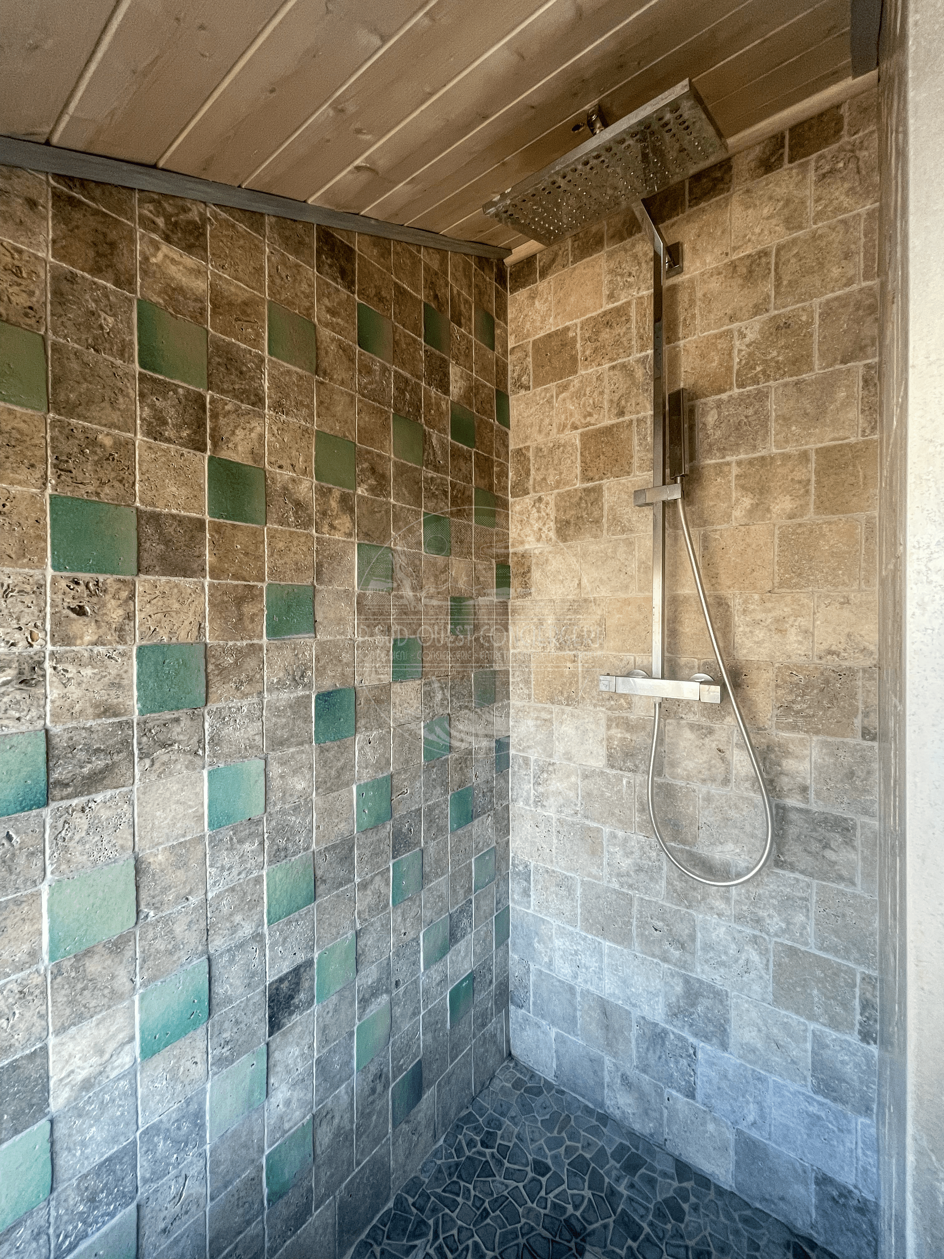 douche à l'italienne villa capbreton